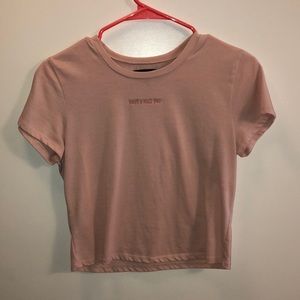 Light pink crop